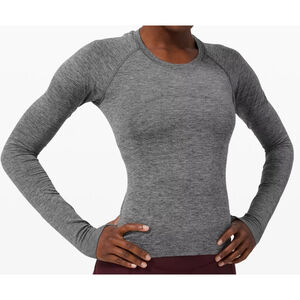 —SOLD—-Women's Lululemon Swiftly Tech Gray Long Sleeve Tee S
